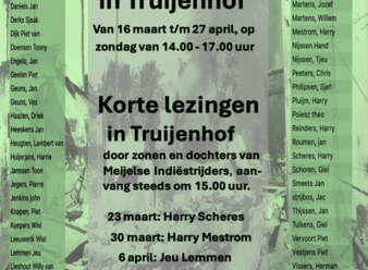 Serie korte lezingen op zondagmiddag