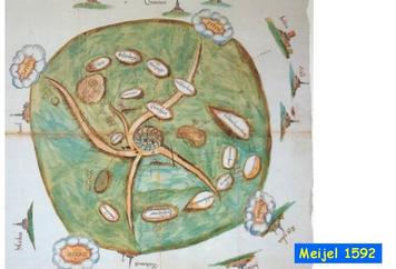 41. Meijel op kaart uit grensproces van 1597