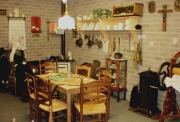 In de oude keuken